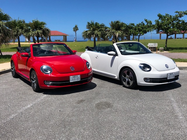 ザ・ビートル カブリオレ　☆那覇空港より好アクセス◎【空港間無料送迎付】ETC バックモニタ付　免責保証込