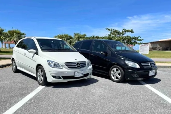 ベンツBクラス☆那覇空港より好アクセス◎【空港間無料送迎付】ETC バックモニタ付　免責保証込