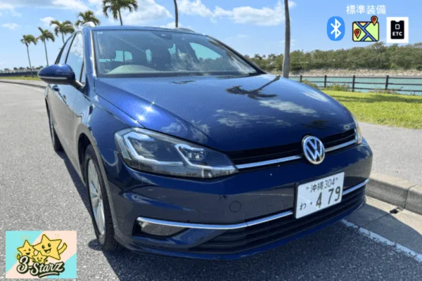 【ゴルフヴァリアント電子タバコ可】★自動チェックイン★輸入車をお手ごろな価格で♪荷物が多くても安心です。