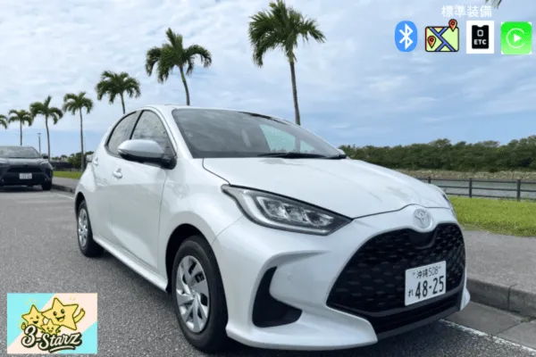 【ヤリス】☆令和7年10月登録☆個別送迎＆自動チェックインですぐ出発☆